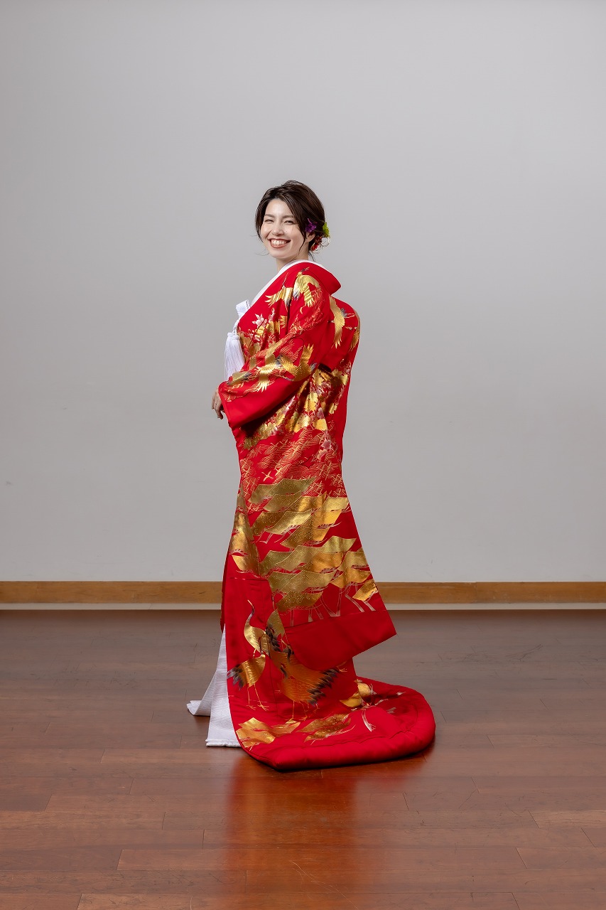名古屋,フォトウェディング,和装,和装ウェディング,前撮り,赤