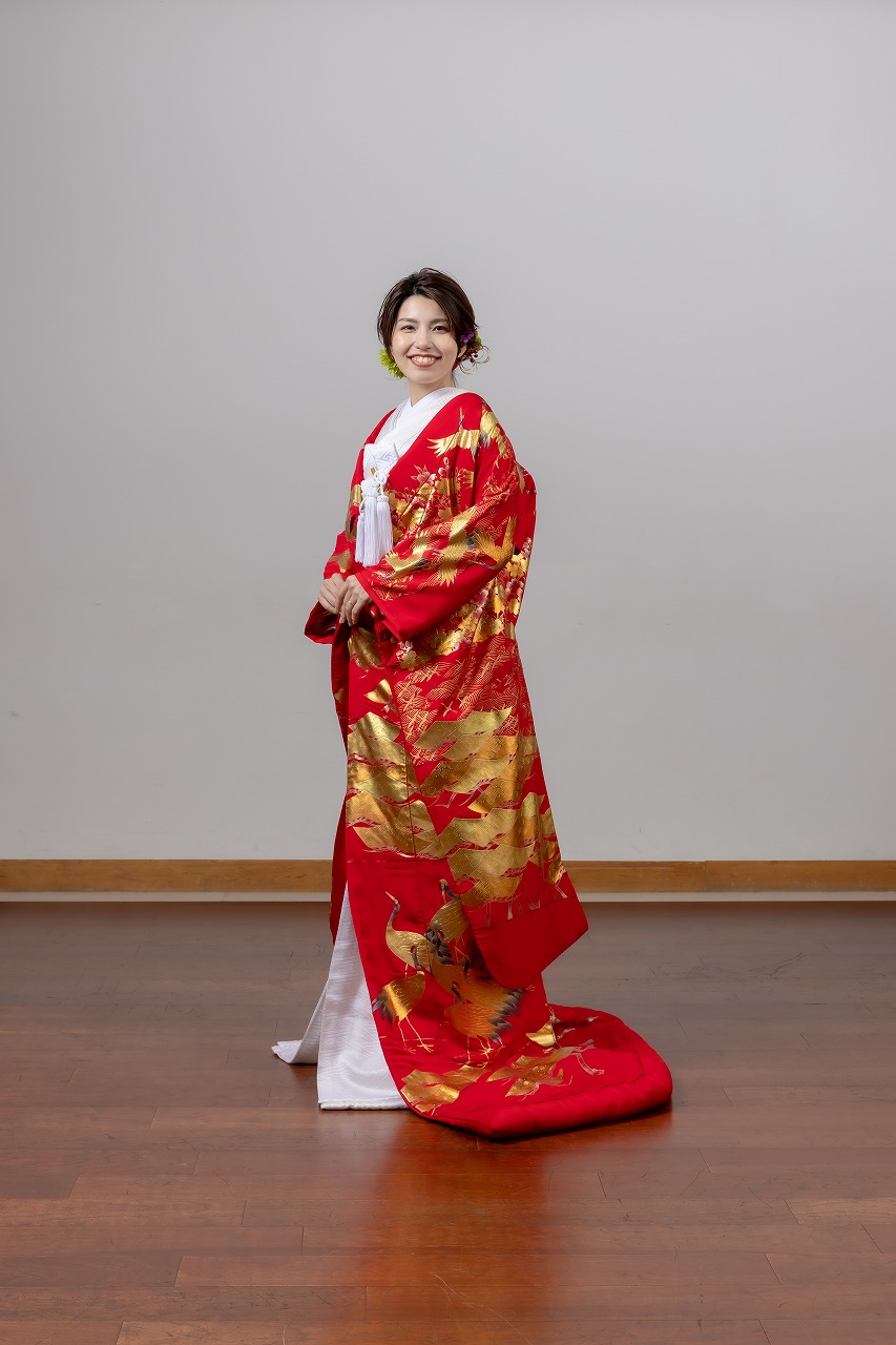 名古屋,フォトウェディング,和装,和装ウェディング,前撮り,赤