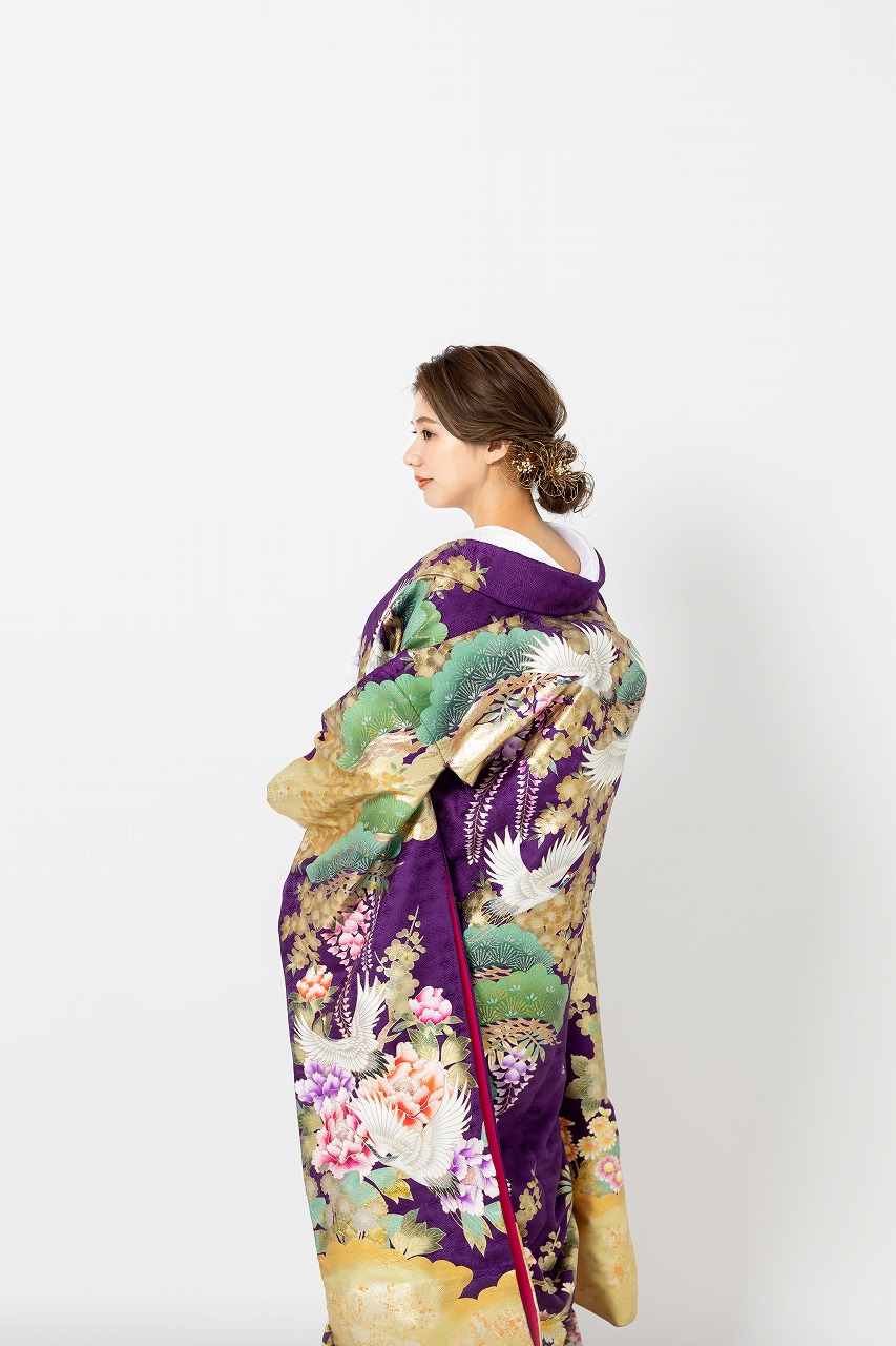 名古屋,フォトウェディング,和装,和装ウェディング,紫,前撮り