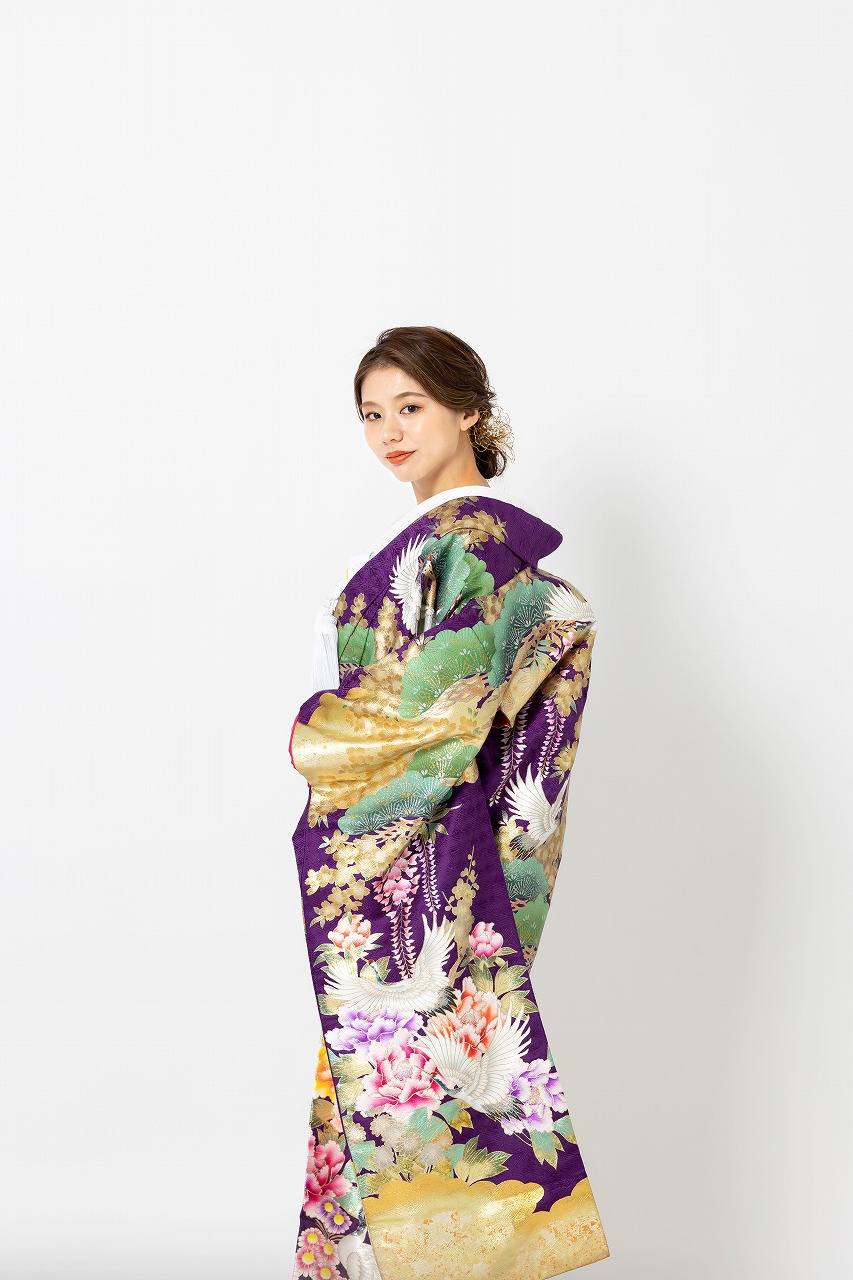 名古屋,フォトウェディング,和装,和装ウェディング,紫,前撮り