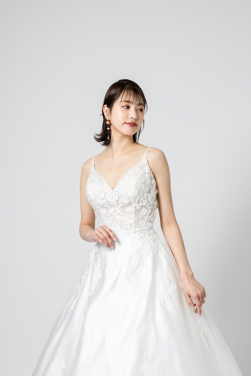 名古屋フォトウェディング,ウェディングドレス,ドレス選び,Aライン
