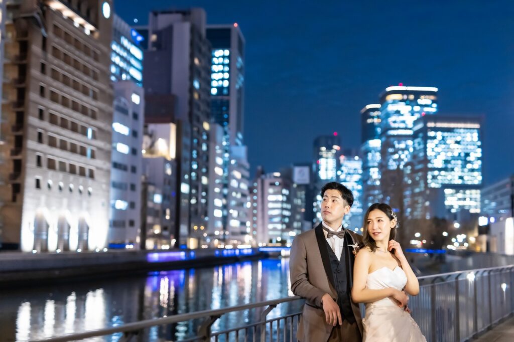 大阪,フォトウェディング, 中之島,ロケーション,韓国ウェディング